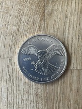 2014 Canadian Birds of Prey Series Peregrine Falcon 1oz Silver 73.50 per troy oz