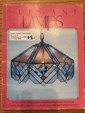 Elegant Lamps Stained Glass Pattern Book Stained Glass Supplies - Vintage OOP
