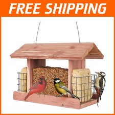 Handcrafted Cedar Bird Feeder for Cardinals  Finches