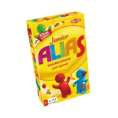 Tactic Boardgame Junior Alias (Russian Ed) Box SW (VG+/New)