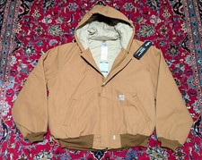 NWT Carhartt CAT 4 2112 FR Duck Insulated Active Jacket Quilted Lined Coat XXL