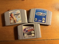 Nintendo 64 N64 Sports Game Lot 3 NBA Showtime Madden 2000 Gretzky 3D Hocke