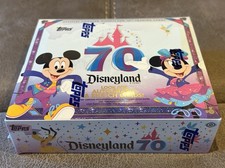 2025 Topps Disneyland 70 70th Anniversary Hobby Box Factory Sealed 12 Packs 