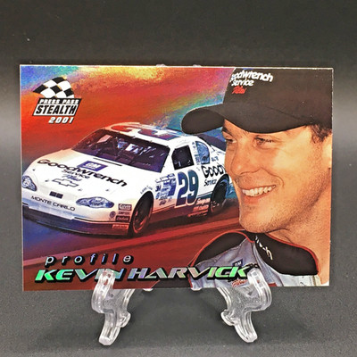2001 Press Pass Stealth Kevin Harvick Card #PR 2/6 Profile Goodwrench Nascar Rac
