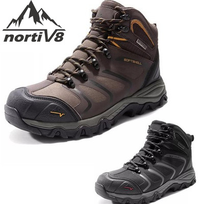 NORTIV 8 Men's Work Boots Waterproof Safety Boots Construction Steel Toe Boots