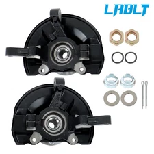 Front L&R Steering Knuckle & Wheel Hub Bearings For Jeep Compass Dodge Caliber