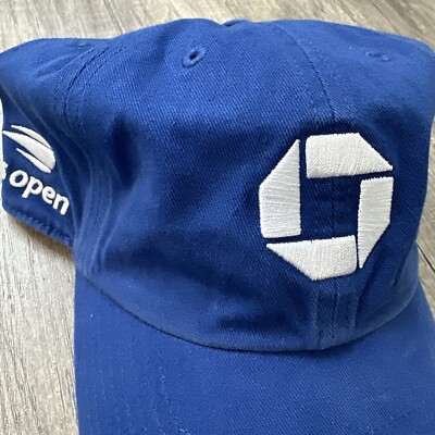 US OPEN tennis hat with Chase logo front and back the. Limited
