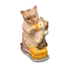 Vintage Beswick Beatrix Potter Figurie, Tabitha Twitchet & Miss Moppet, BP 3B
