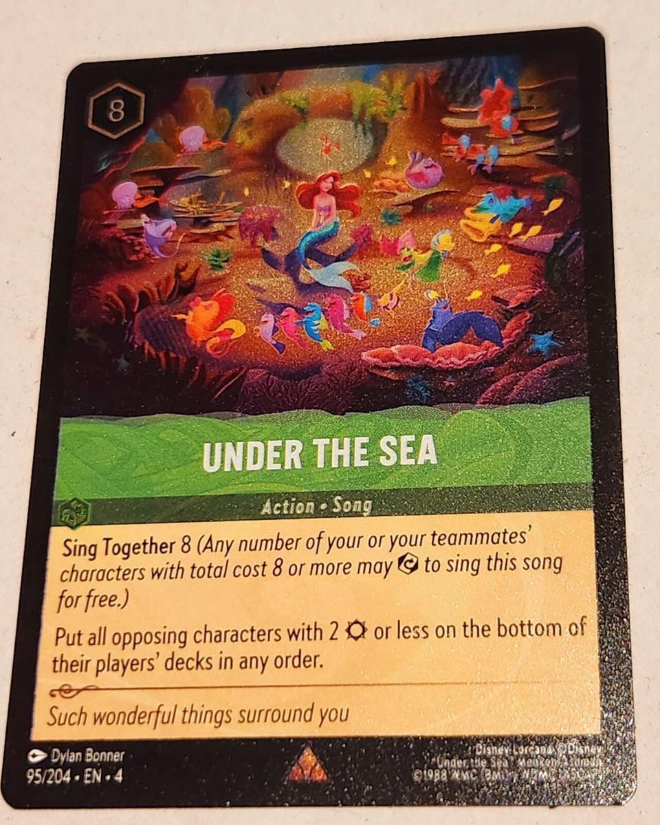 under the sea lorcana card Under the Sea (foil)