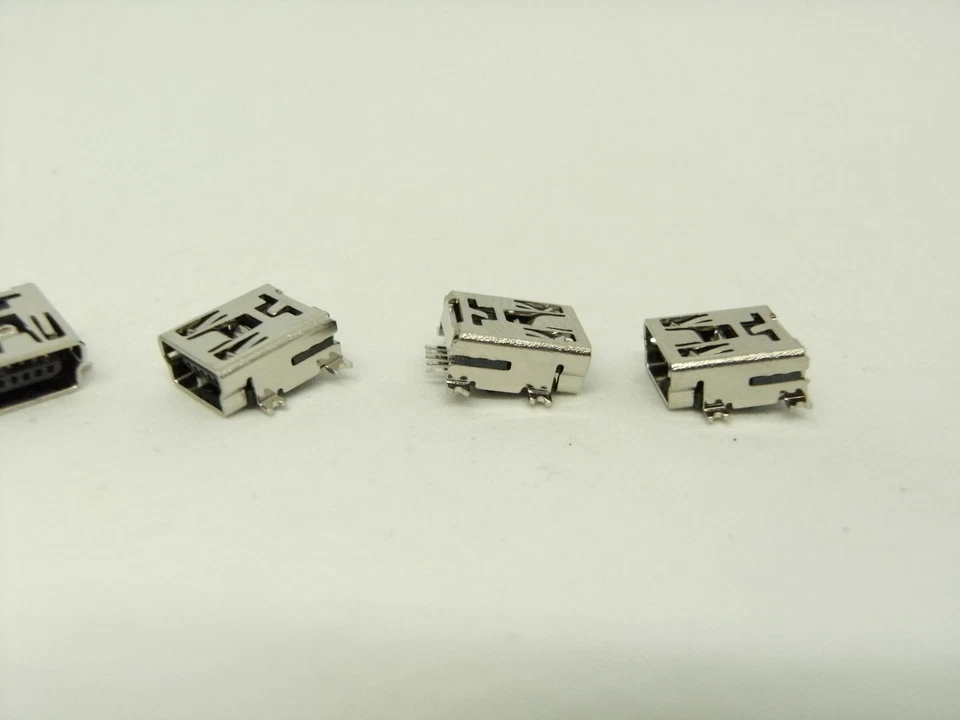 5 Pcs Pack Lot Mini USB Type B 5Pin Female Socket Right Angle SMD Jack Connector - Image 4 of 4