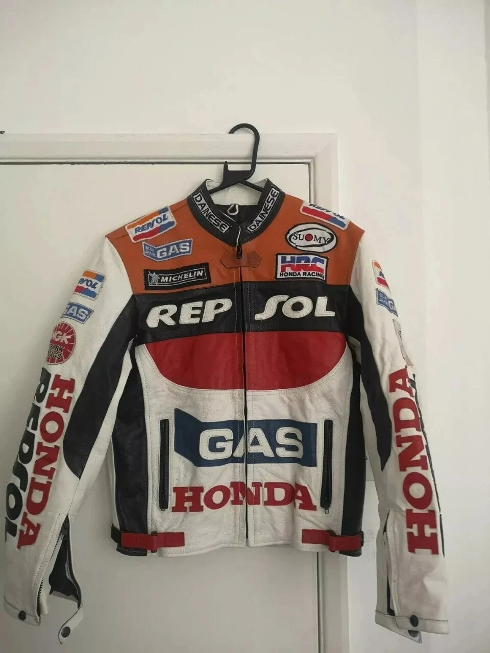Honda Racing Motorbike Leather Jacket New Honda Repsol Motorcycle Biker Jacket
