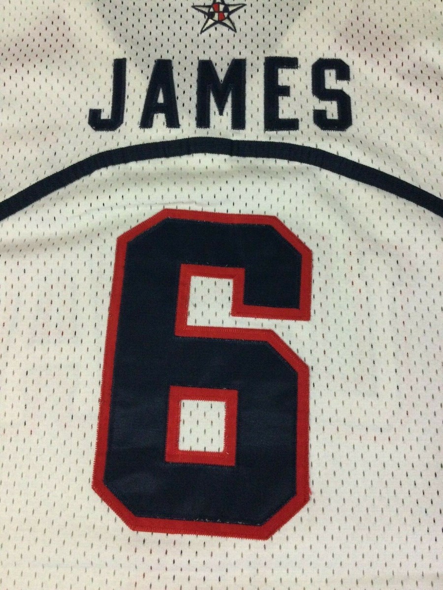 Olympic USA team Basketball NBA LeBron James #6 Nike Jersey