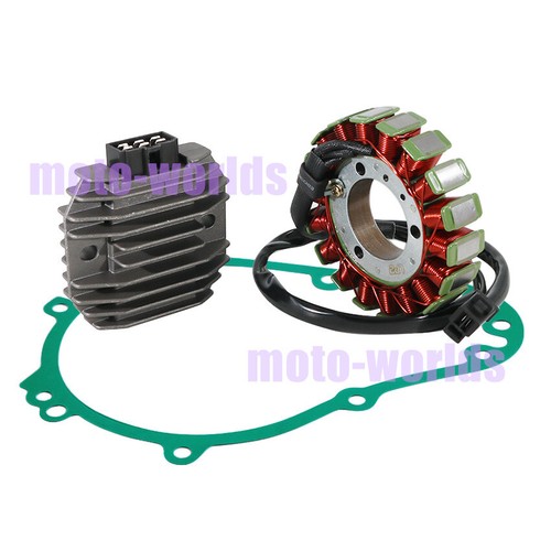 Bobina del estator y regulador de voltaje + junta para Kawasaki ZX600 Ninja ZX-6 ZZR600 90-04 - Imagen 4 de 9