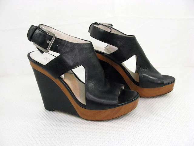 Michael kors josephine wedge black new arrivals