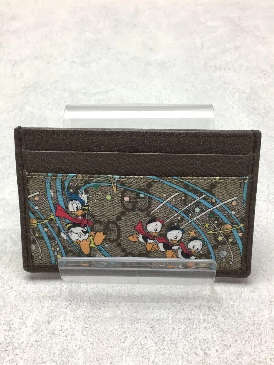 Donald Duck GUCCI Disney Card Case Collaboration Holder Wallet GG