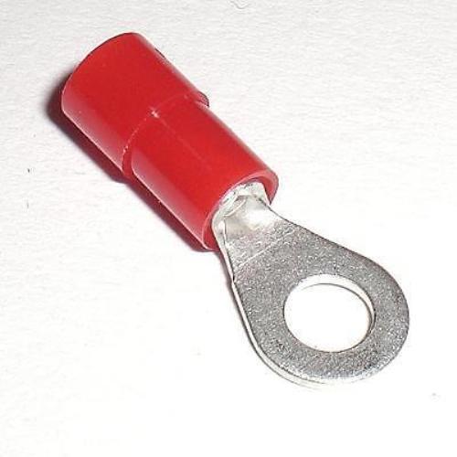 20 Ring Kabelschuhe M-4 ROT für 0,5-1,5mm² Kabel, M4 Ringkabelschuh - Bild 1 von 1
