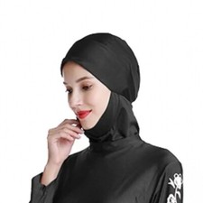 Modesty Muslim Women Sports Hijab Non-Slip Turban Stretchy Instant Swimming Caps