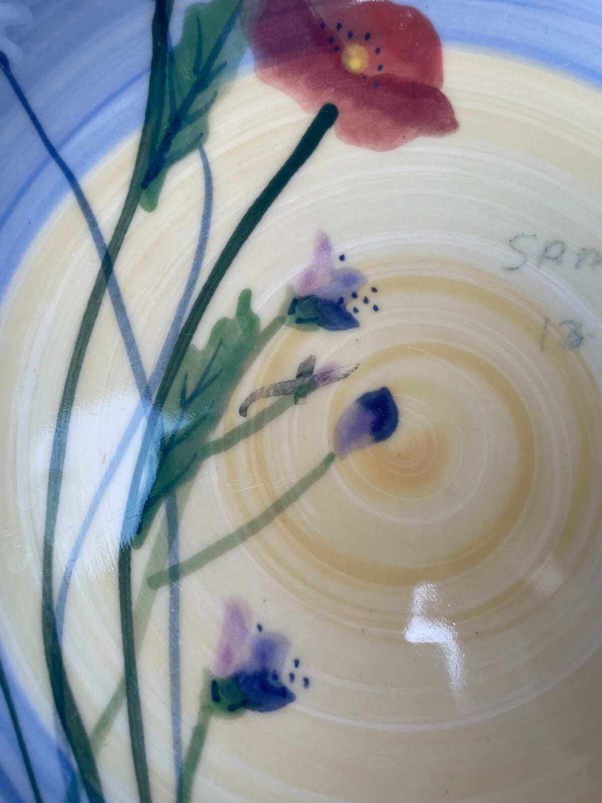 Hartstone Prairie Flower Bowl (Original Sample Piece) eBay