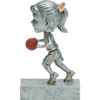 Female Bobblehead Basketball Trophy on sale Female Bobblehead Basketball Trophy on sale