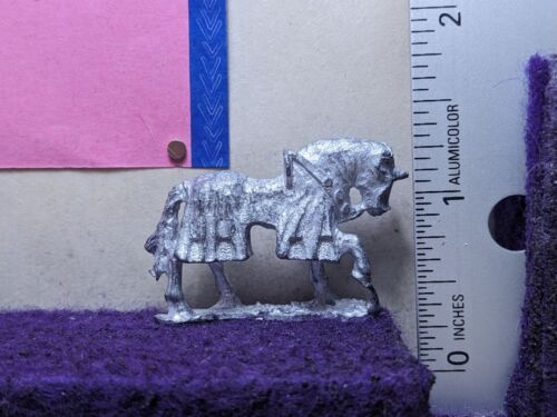 Garrison Horse for SS31 32 33 Miniature Fantasy Metal Vintage - Afbeelding 1 van 5