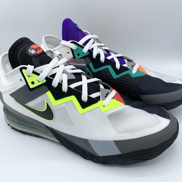 Size 12 - Nike LeBron 18 Low Air Max 95 Greedy - CV7562-100 for sale online | eBay
