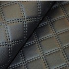 <!--F#f_0-->PU Leather Fabric Sponge Quilted DIY Seat Cover Interior Upholstery Material<!--F/-->