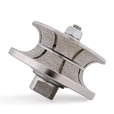 V30 Full Bullnose Diamond Hand Profiler,Vacuum Brazed Router Bit Wet Use for Han