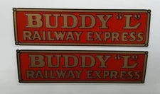 BUDDY-L RAILWAY EXPRESS SIDE DECAL SET
