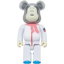 BE@RBRICK ASTRONAUT SNOOPY 400% Peanuts MEDICOM TOY bearbrick cosmonaut