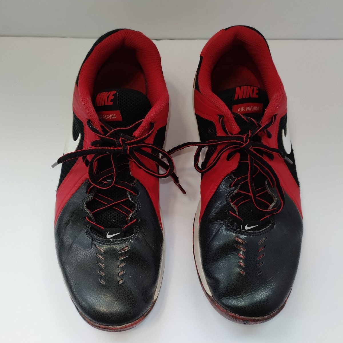 NIKE Air Leather Low Basketball Shoes Mavin Size 8 Mens  display picture 3