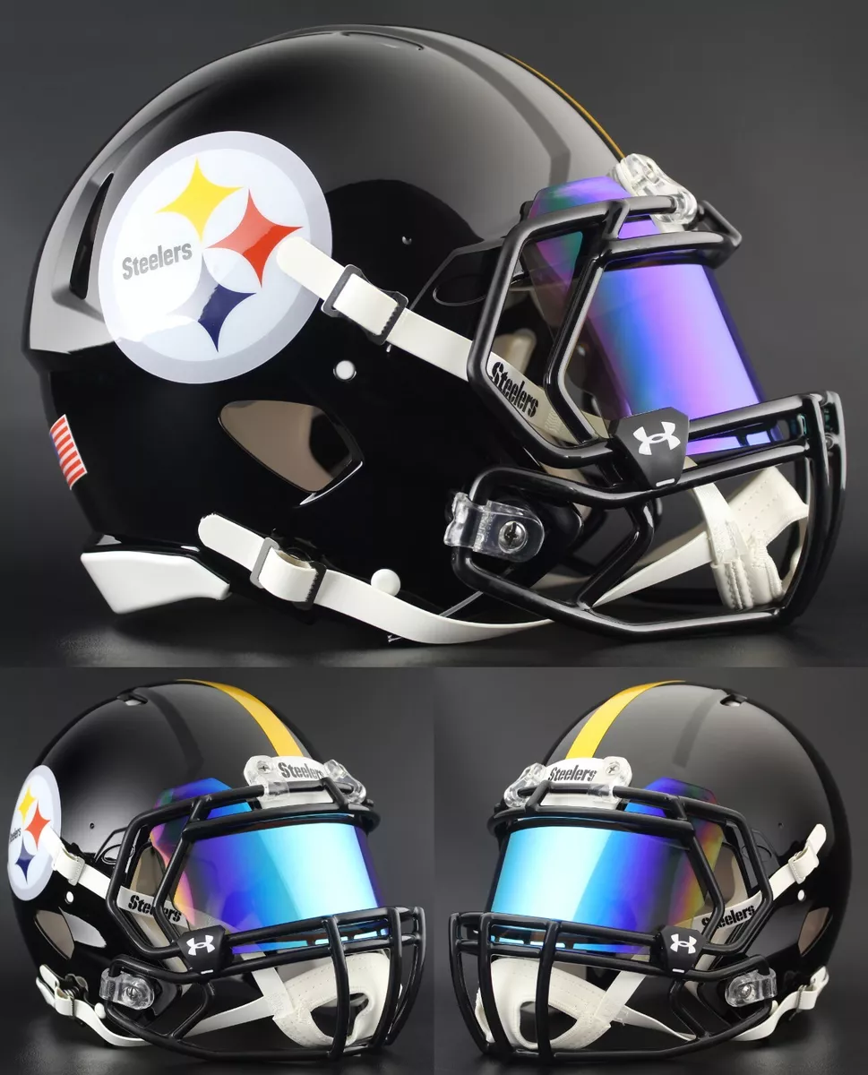 ***CUSTOM*** PITTSBURGH STEELERS Full Size NFL Riddell SPEED Football Helmet