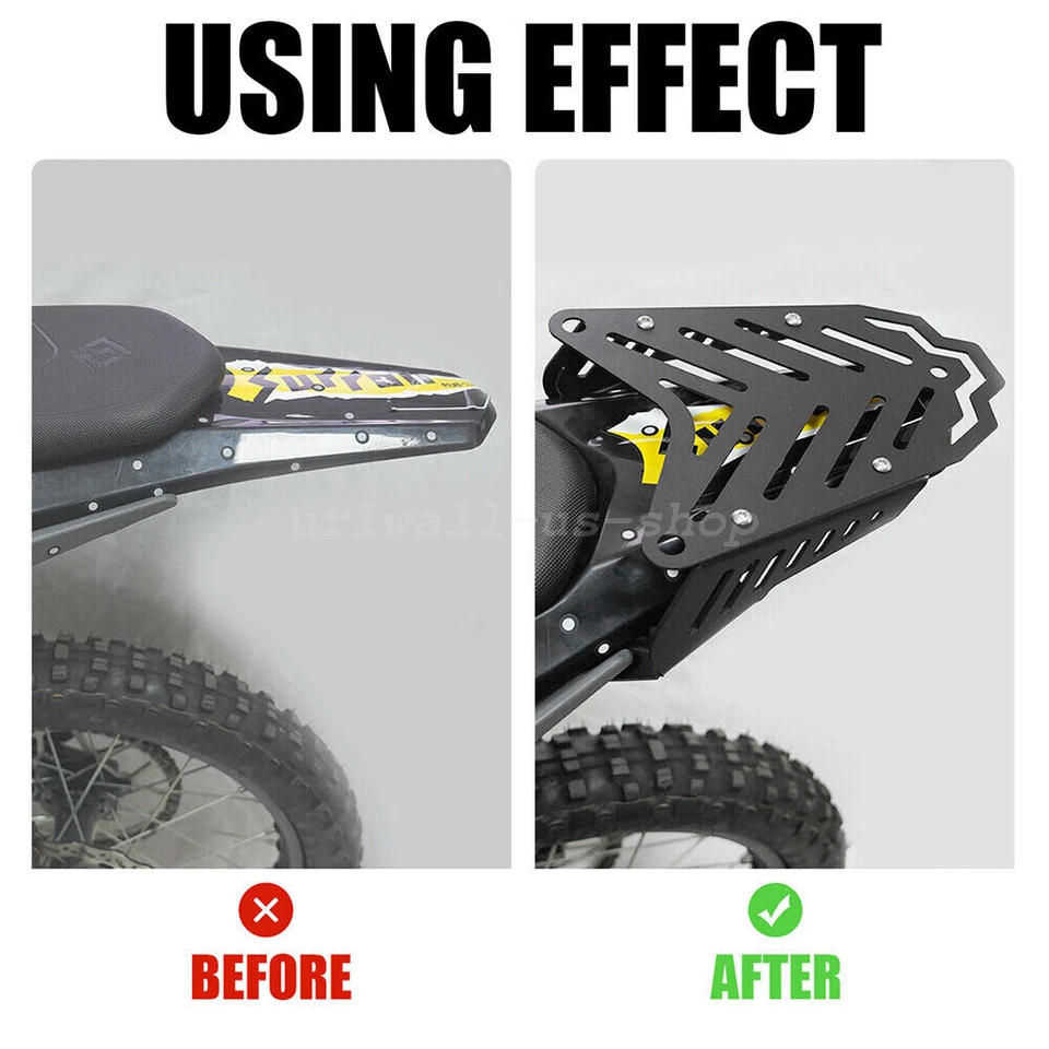 Tailstock Bracket Travel Rack For Sur-Ron Ultra Bee Black Carbon Steel Surron - Image 4 of 4