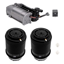Air Suspension Bag + Compressor Kit Rear For Mercedes Benz E Class W212 S212