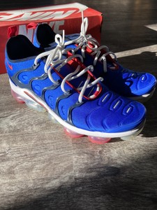 nike air vapormax plus racer blue university red