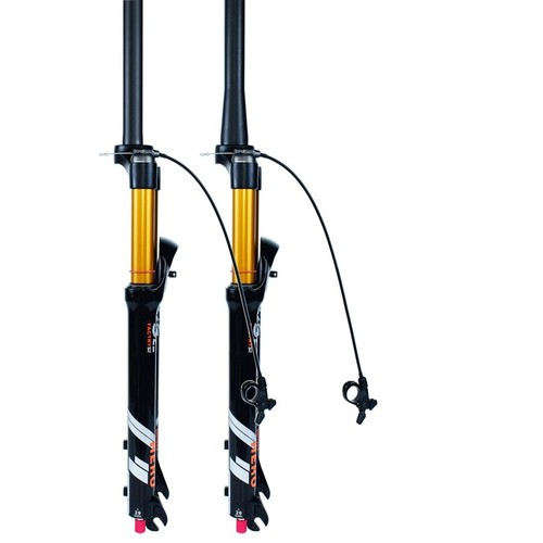 Air Fork Mountain Bike Suspension Bicycle Stroke 120mm Rebound 26 27.5 29 MTB - Picture 12 of 24