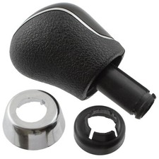 Rosso Scuro Pelle Manuale Ghetta Della Marcia Per Ford Fiesta