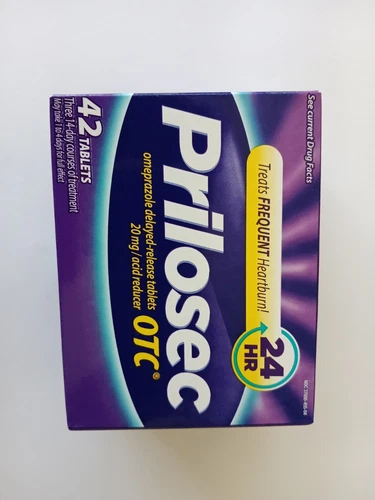 Prilosec otc 42 Tablets 20mg Treat Frequent Heartburn!