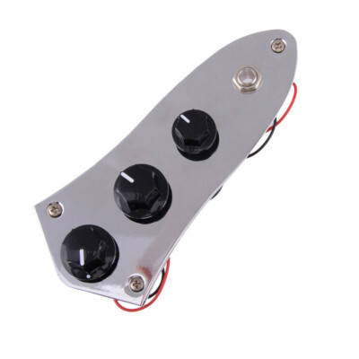 Pre-wired Control Plate Fully Loaded Wiring Harness for 4 String JB Guitar Bass