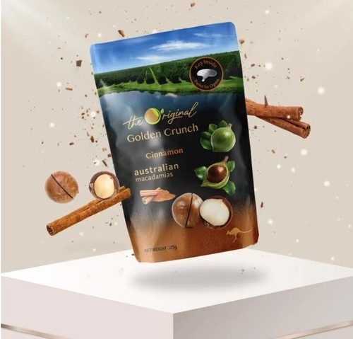 Cinamon Macadamia Happy Nut Australia 225g Free shipping NEW Flavor - Picture 4 of 5