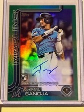 2025 Topps Series 2 Javier Sanoja On Card Auto /99