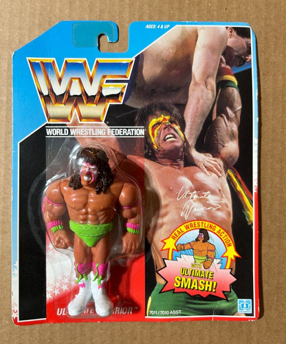WWF Ultimate Warrior 1990 NIP Hasbro...