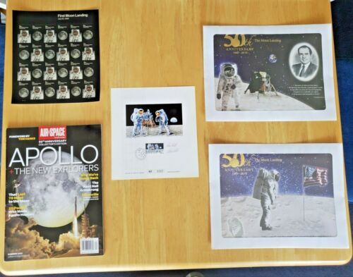 2019 50th ANNIVERSARY MOON LANDING BPE - GIANT LEAP & EAGLE HAS LANDED SET#1212 - Picture 1 of 4