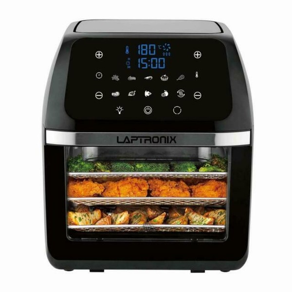 Laptronix 12L Digital Air Fryer 1800W Black for sale online eBay