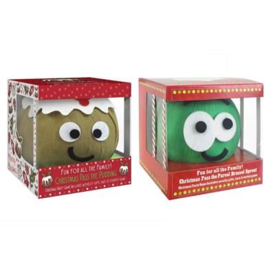 2er Pack Neuheit Christmas Pass the Parcel Familienspiel Sprossenpudding Heiligabend