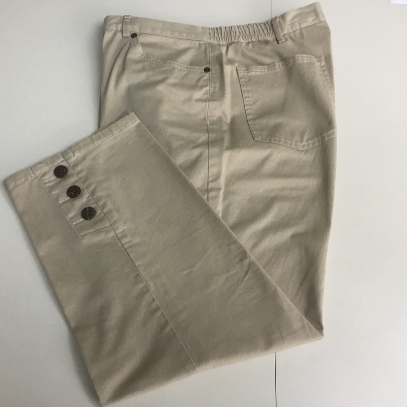 Ladies Beige Capri Pants By Ruby Rd. - Size 8 - EUC