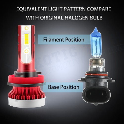 2X 6000K Xenon White LED Fog Driving Light Bulbs For Audi A4 S4 2002-2016 - Picture 7 of 12