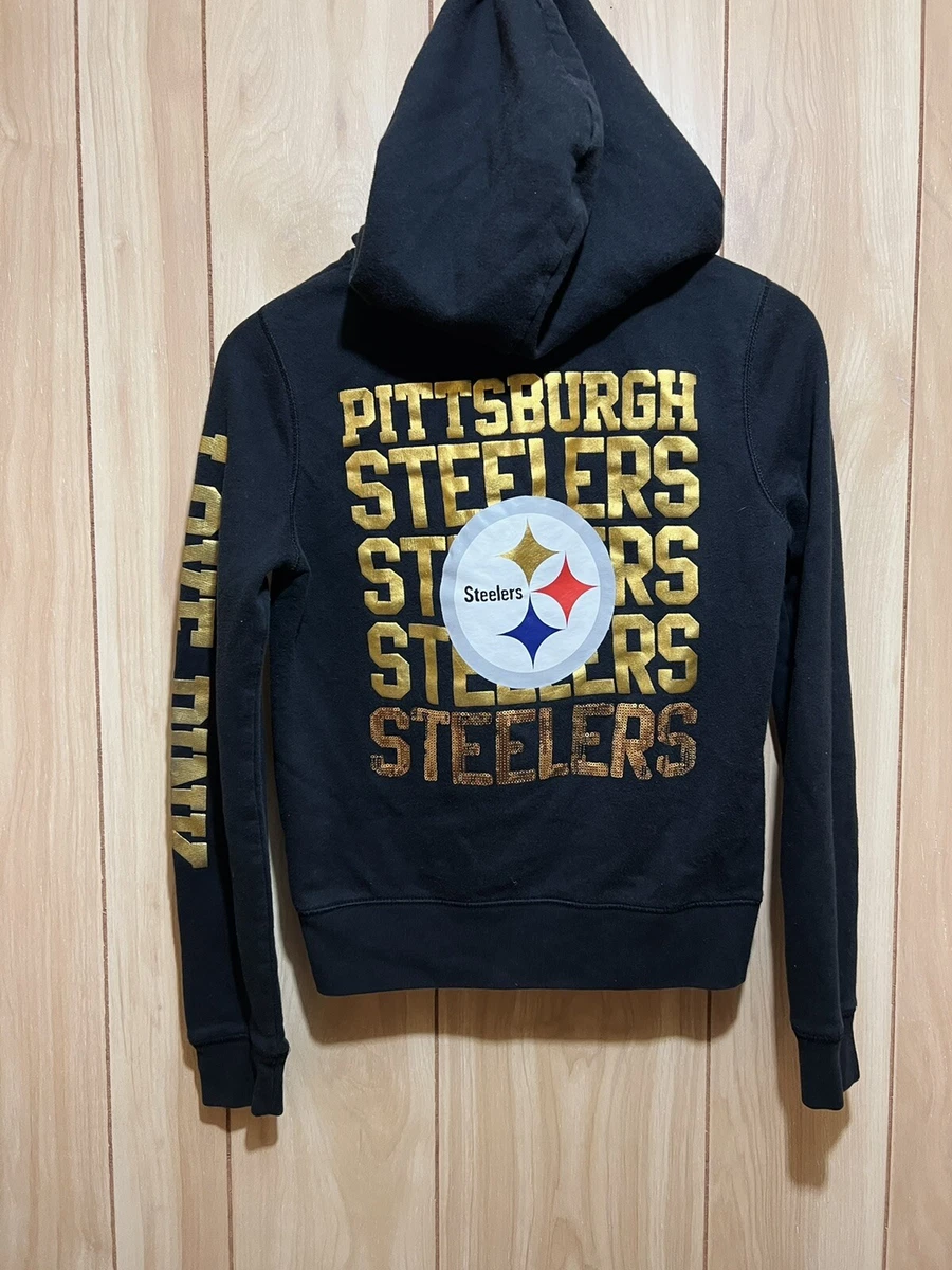 Pink shop steelers hoodie