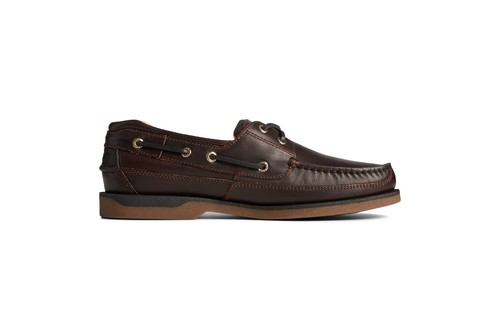 Sperry Mako Gold Cup Boat Shoe - Amaretto Brown - Mens Size 7.5 - NEW IN BOX - Picture 16 of 21