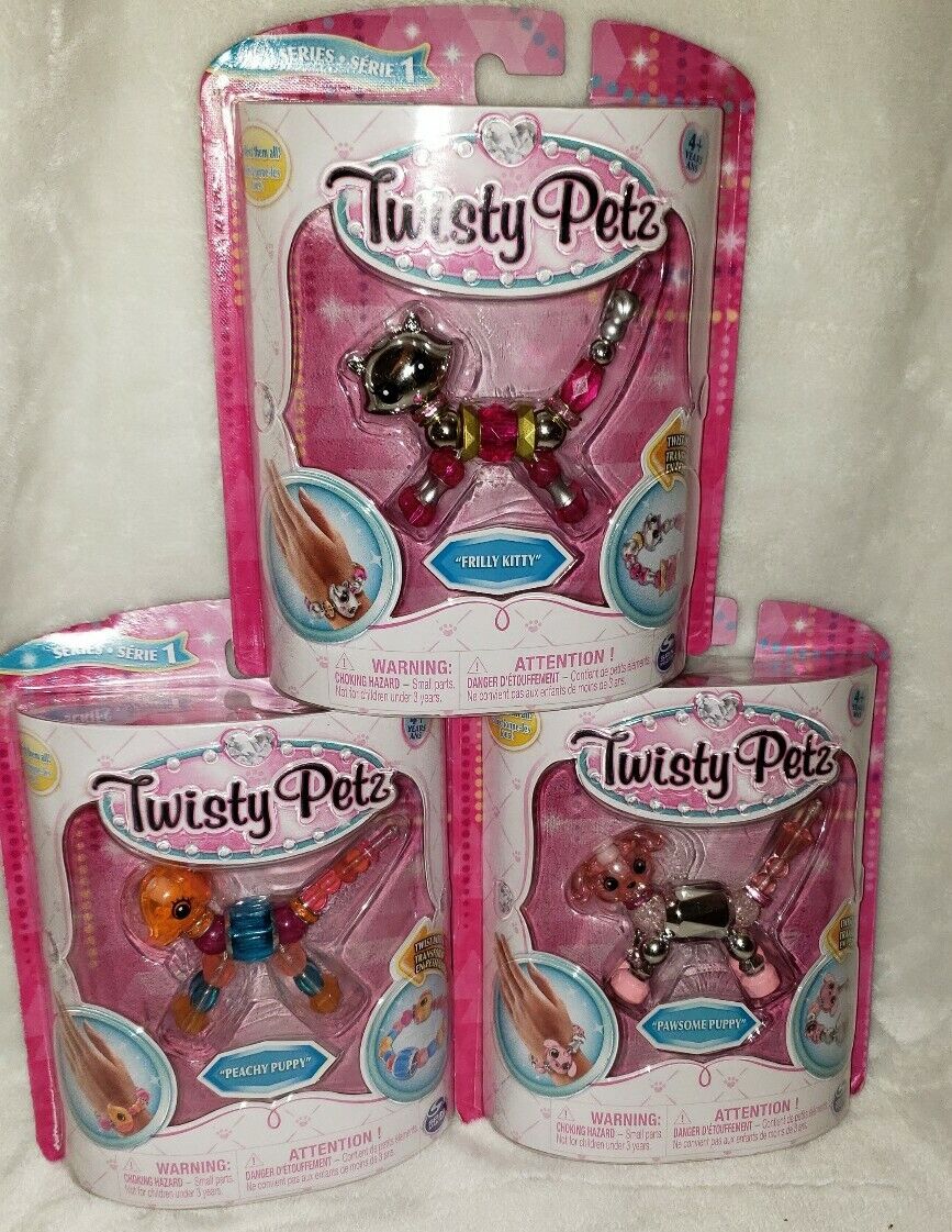 Twisty Petz 100% Authentic Lot Pawsome Peachy Puppy Frilly Kitty Surprise Pet