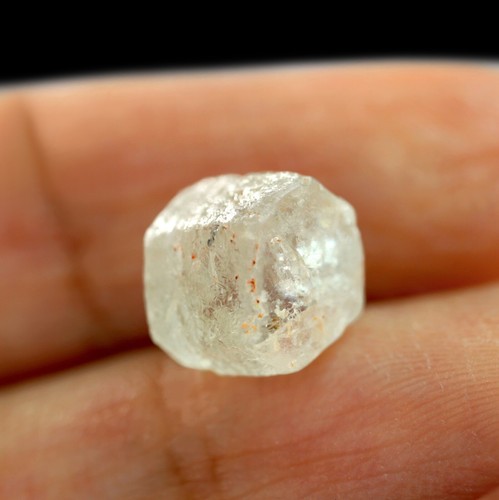 Certified 5.19ct Natural Unheated White Sapphire Hexagon Crystal Shape Rough - Picture 2 of 8